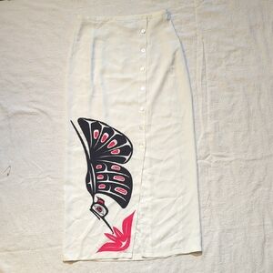 Designer Skirt with Alaskan Bird Design